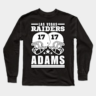 Las Vegas Raiders Adams 17 American Football Retro Long Sleeve T-Shirt